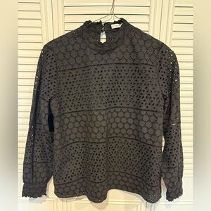 Reserved Black Lace Blouse